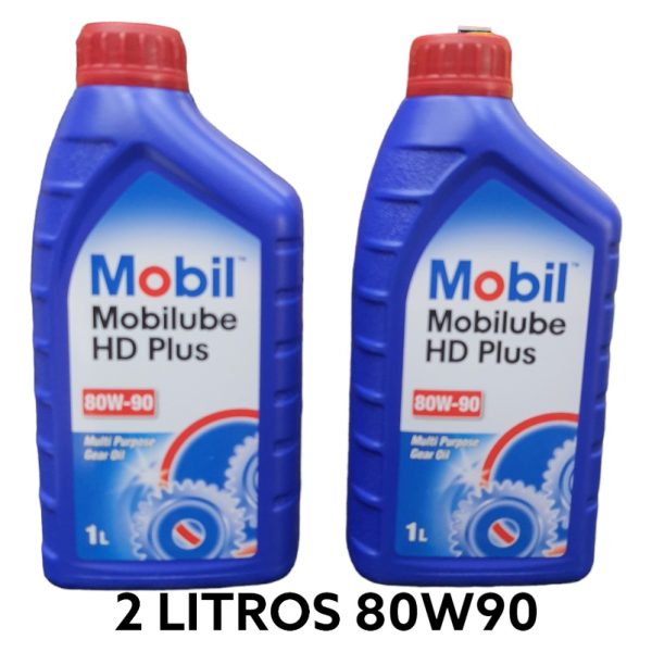 Aceite 80w90 Mobil Hd Plus 2 Litros