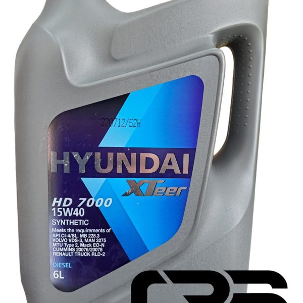 Aceite 15w40 Hyundai 6 Litros Ultra Diesel Sintetico