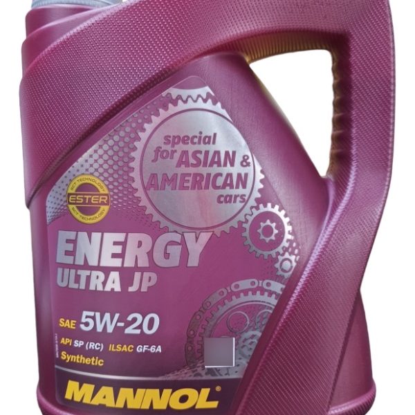 Aceite 5w20 Mannol Ultra Jp Asiaticos Y Americanos 4 Litros