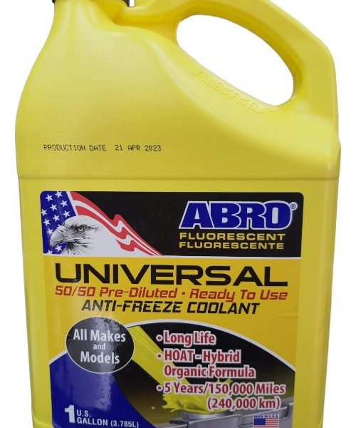 Coolant Refrigerante Abro Al 50% Glicol 3 .78 Litros U.s.a.