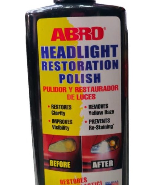 Restaurador Y Pulidor Para Opticos Y Focos Marca Abro