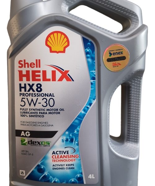 Aceite Shell Hx8 5w30 4 Litros Sintetico Solo Bencineros