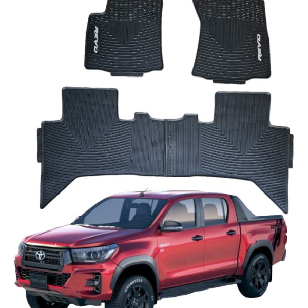 Pisos De Goma Toyota Hilux 2016-22 Calce Precido Calidad