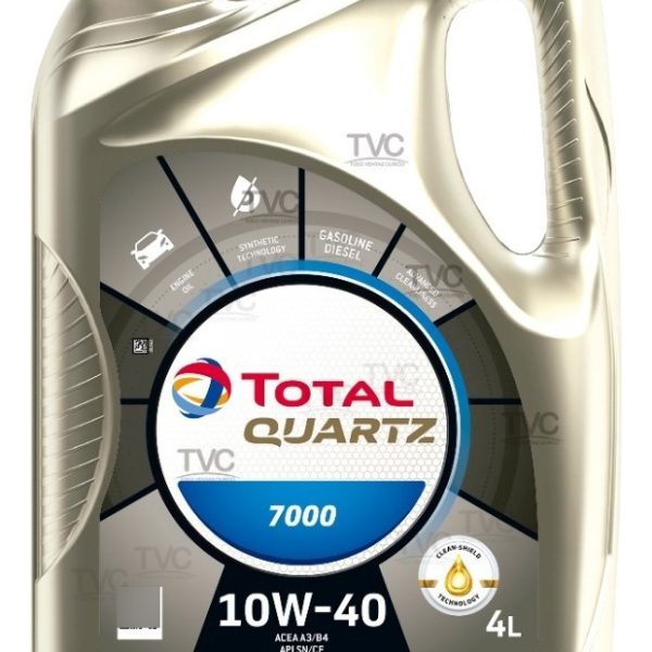 Aceite 10w40 Total Quartz 4l Semi Sintetico Bencina O Diesel