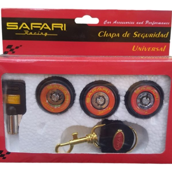 Chapa De Seguridad Automotriz 3 Cilindros , Calidad Safari
