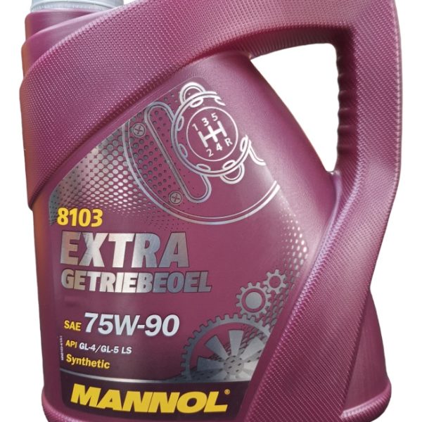 Aceite 75w90 Mannol Api Gl4 Gl5 Ls Sintetico 4 Litros