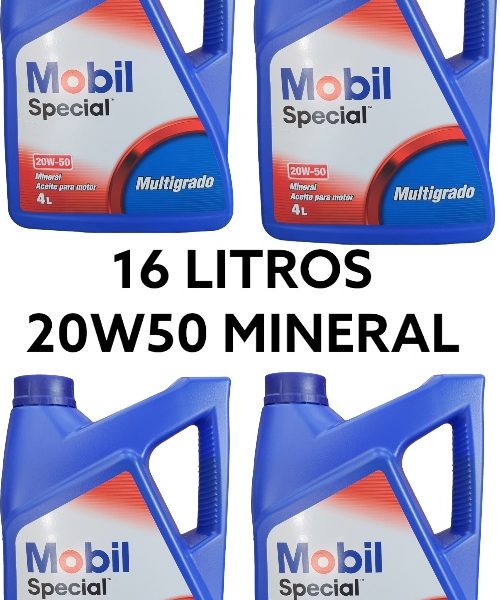 Aceite 20w50 Mobil Mineral 16 Litros
