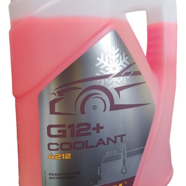 Coolant Refrigerante G12 Mannol 5 Litros Rosado