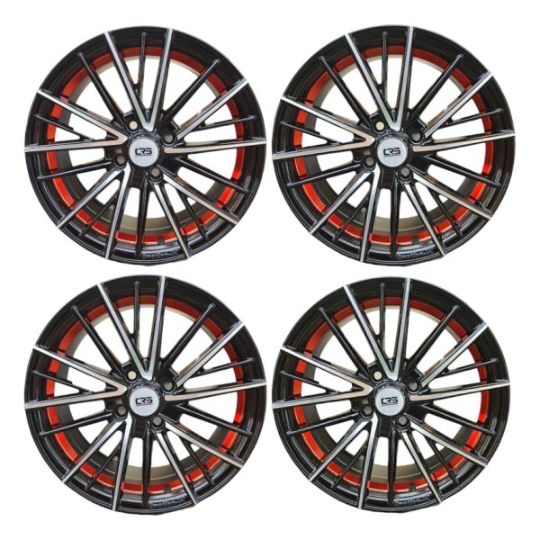 4 Llantas Aro 15 Apernado 4x100 Ancho 6.5 Pulgadas , Nuevas