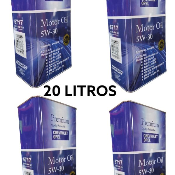 Aceite 5w30 Premium Chevrolet Opel Sintetico 20 Litros