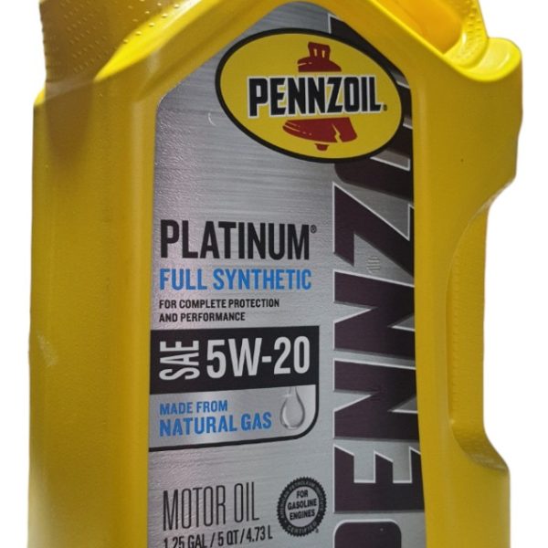 Aceite Sintetico Pennzoil Platinum 5w20 4.73 Litros