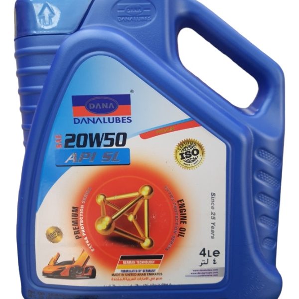 Aceite 20w50 Danna Lube 4 Litros Hecho Turkia Gran Desempeño