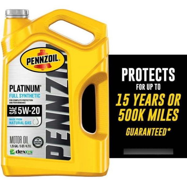 Aceite Sintetico Pennzoil Platinum 5w20 4.73 Litros