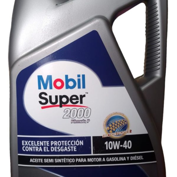 Aceite Para Motor Mobil Semi-sintético 10w-40 Para Autos, Pickups & Suv De 1 Unidad X 4l
