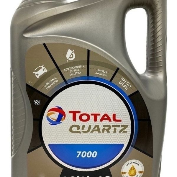 Aceite Para Motor Total Semi-sintético 10w-40 Para Autos, Pickups & Suv De 1 Unidad