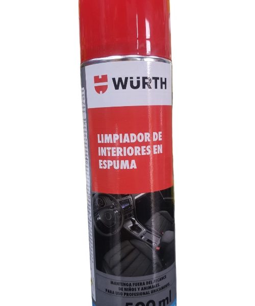 Limpia Tapices En Espuma Wurth 500 Ml Efectividad Al 100%