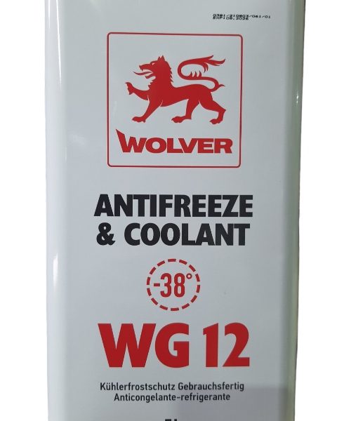 Coolant Anticongelante Wolver G12 Volkswagen / Audi 5 Litros