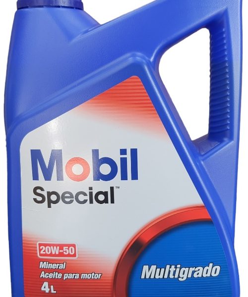 Aceite 20w50 Mineral Mobil 4 Litros