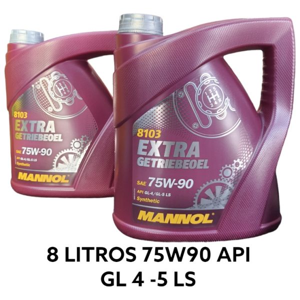 Aceite 75w90 Gl4-gl5 Ls Cajas De Cambios Y Diferencial 8 Lts
