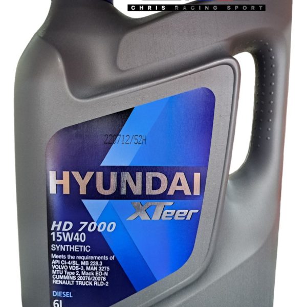 Aceite 15w40 Hyundai 6 Litros Ultra Diesel Sintetico Origin