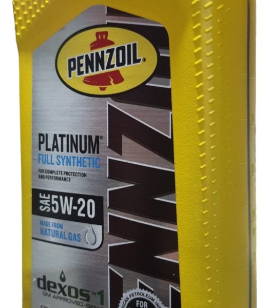 Aceite 5w20 Pennzoil Platinum 946 Ml Made In U.s.a.