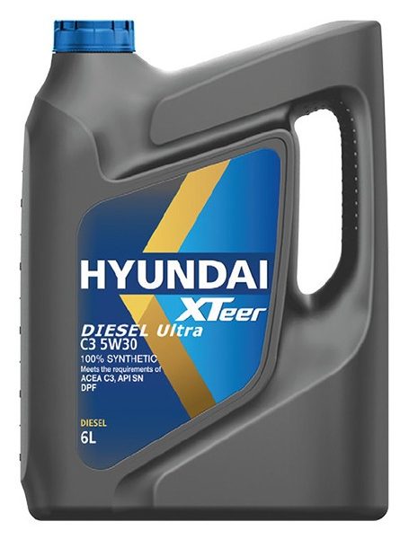 Aceite Para Motor Hyundai Sintético Diesel Ultra C3 5w-30 6 Litros
