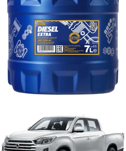 Aceite Mannol 5w30 Ssangyong Musso 7 Litros Acea C3 Dpf ,