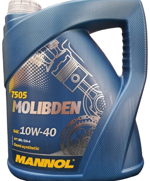 Aceitr Mannol 10w40 Molibdeno 4 Litros Made In Alemania