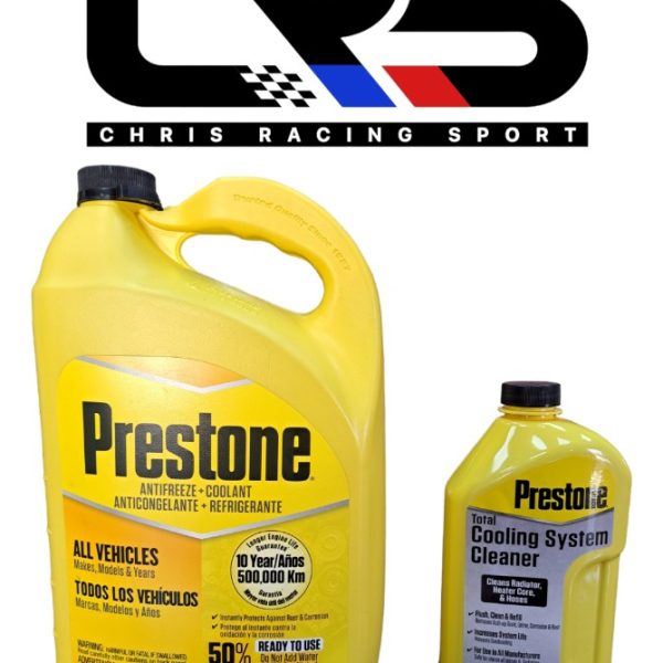 Coolant Prestone 50/50 Todo Vehiculo + Limpiador Radiador
