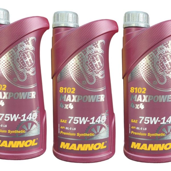 Aceite 75w140 Ls Mannol Cajas De Cambio- Diferncial 3 Litros