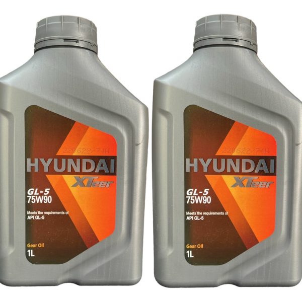 Aceite 75w90 Api Gl5 Hyundai Xteer Para Transmision 2 Litros