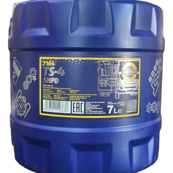 Aceite 15w40 Mannol 7 Litros , Calidad Alemania