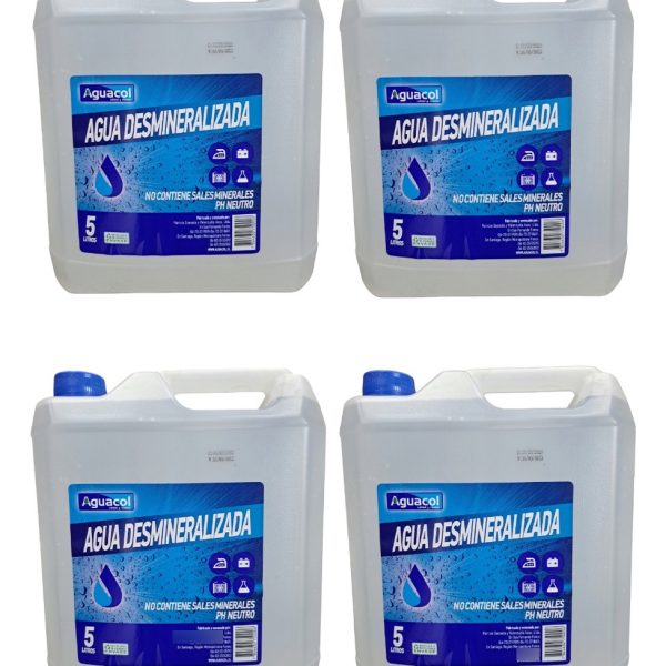 Agua Desmineralizada 20 Usos Automotriz - Hogar - Industrial