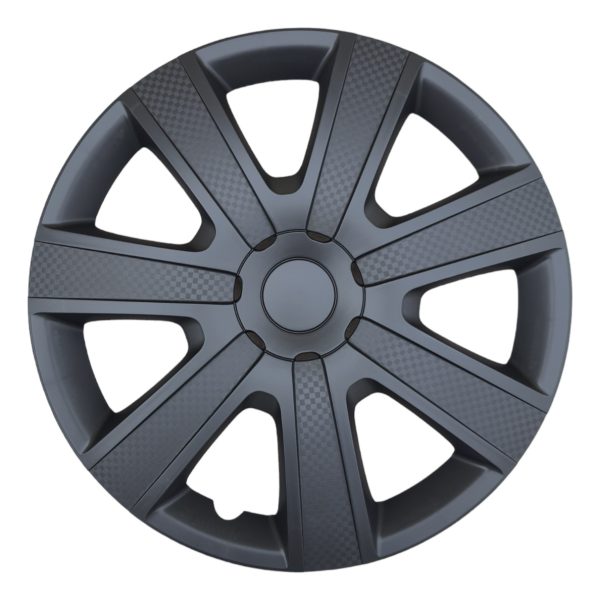 Tapas De Rueda Aro 15 Carbono Modelo Universal 4 Unidades