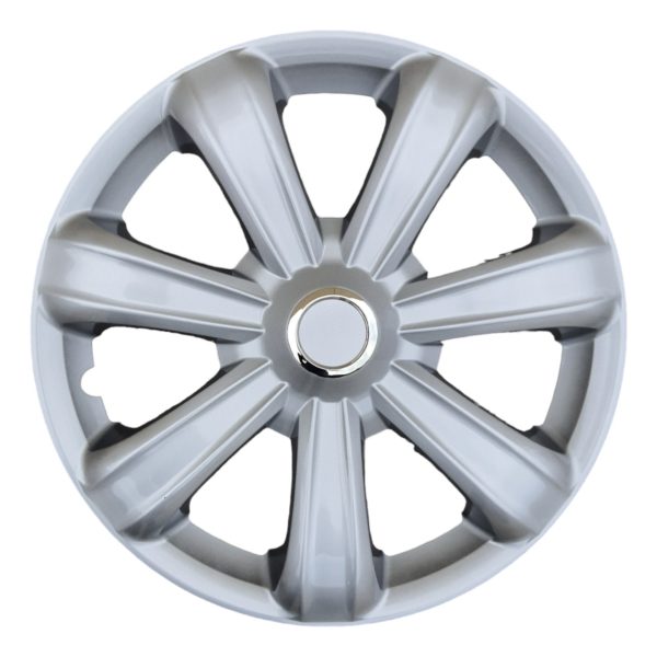 Tapa De Rueda Aro 15 Color Plateado Modelo Universal