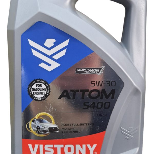 Aceite 5w30 Full Sintetico Vistony 3.78 Lts Solo Bencineros