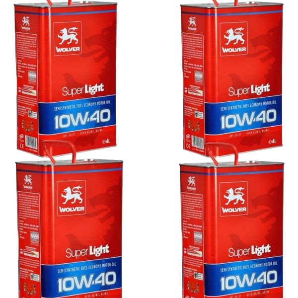 Aceite 10w40 Wolver , Super Light Diesel Y Bencina 16 Litros